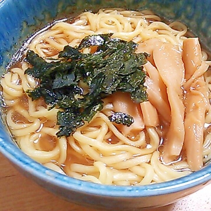 めんつゆに酢を+(＾＾)かんたん即席ラーメン